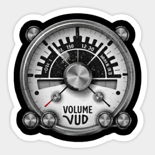 Volume VU Meter Sticker